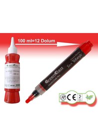 Resim Green Class Mürekkep Seti-Kırmızı 6X100 600 Ml 