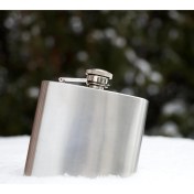 Resim Mena Rise 5 Oz 150 cc Cep Tipi Vidalı Kapak Çelik Konyak Viski Içki Matarası(Hunili) 