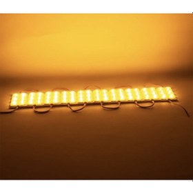 Resim Point 3 Ledli Parmak Led Modül 1.5w 2835 Smd Mercekli 12v-10 Adet Sarı 