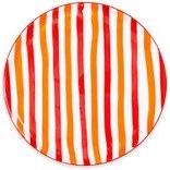 Resim Joy Servis Tabağı Kırmızı 30 Cm The Mia