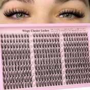 Resim Başlangıçlar İçin Uygun Doğal Kalın Çok Stil 300 Adet Kirpik Seti, Kedi Gözü D Kıvrımı 10-16mm 