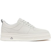 Resim Derimod Erkek Beyaz Bağcıklı Kalın Tabanlı Deri Sneaker,Kışlık Spor Ayakkabı 25WFD612318 