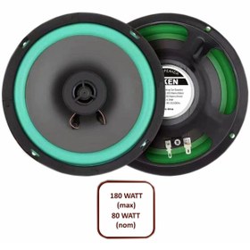 Resim Araç hoparlörü kolon 16cm 6,5inc 180watt adet niken 