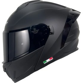 Resim Sway SW-919 Çene Açılır Motosiklet Kaskı - Matt Siyah 