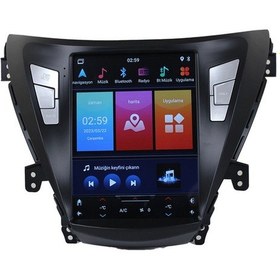 Resim Hyundai Elantra Tesla 2011/2012 Model 9.7'' İnç 4/32gb Kameralı, Carplay'li 9" 