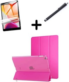 Resim UnDePlus iPad Mini 1 2 3 ile uyumlu Kılıf Set PU Deri Smart Tablet Kilifi Ekran Koruyucu + Kalem 