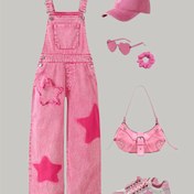 Resim Kızlar için Düğme Detaylı Rahat Suni Kot Pantolon - Uzun Topuk Boyu, Düz Renk, Normal Kalıp, Esnek Olmayan Kumaş, Sonbahar Aktiviteleri, Rahat Giyim İçin Mükemmel | Canlı Tasarım | Düğme Detaylı Pantolon, Dış Mekanlar İçin, Kızlar İçin Kot, Kızlar İçin Pantolon, Kızlar İçin Dungaree, Kızlar İçin Kıyafetler, Kızlar İçin Büyük Beden Sweatshirt, Kızlar İçin Combineson, Kız Kıyafetleri 