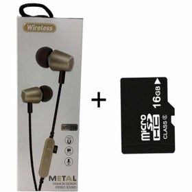 Resim 16 GB Hafıza Kartı Hediyeli Bluetooth Kulaklık MP3 Player Müzik Çalar Kulaklık 