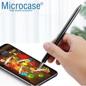 Resim Microcase Universal Telefon Tablet Ipad 3in1 Tükenmez&disk Uçlu Stylus Pen Dokunmatik Kalem - Al3468 