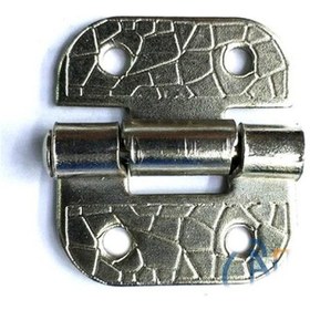 Resim Stoplu Menteşe - 30x33mm, Nikel, 1 Adet 