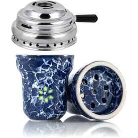 Resim Malibravo Solaris Lüle Sırlı Eva Blue And White Ve Babil Kubbe Közlük 