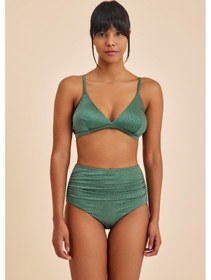 Resim Amarelle Bali Yeşil Dolgusuz Pedli Üçgen Bikini Üst Yeşil 