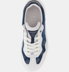 Resim Guess Swole 4g Ve Peony Logolu Kadın Sneaker Ayakkabı Flpsw2den12 Mavi 