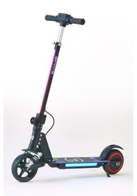 Resim Elektrikli Çocuk Scooter 130w 3 Kademe Hız Ayarlanabilir Gidon Uzun Menzil Koruma Seti Hediye Siyah 