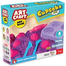 Resim Art Sand Kap Kek Kum Seti 500 Gr. - Oyun Kumu Seti - Kinetik Kum Seti - Natural Kum - Kapkek Kum Renkli 