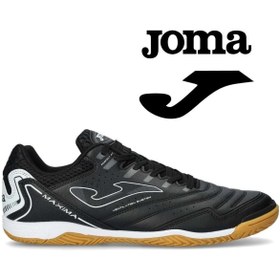 Resim Kids Club Shoes Joma Maxima Tenis Futsal Salon Ayakkabıları Erkek Spor Ayakkabı SİYAH 