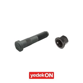 Resim Pilot Dorse Ortadan Frezeli 110 Mm Bijon Somun Set 