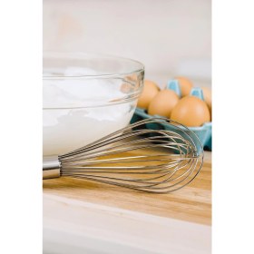 Resim Paslanmaz Çelik Yumurta Çırpıcı El Çırpıcısı Kaliteli Sağlam Malzeme Çelik El Bilendır 