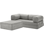 Resim MiniWood Legom Köşe Koltuk Takımı Sünger Yataklı Kanepe Dinlenme Koltuğu 