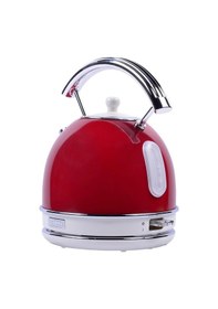 Resim Berghoff Gem Retro 1.7 Litre Kırmızı Yuvarlak Su Isıtıcısı Kırmı 