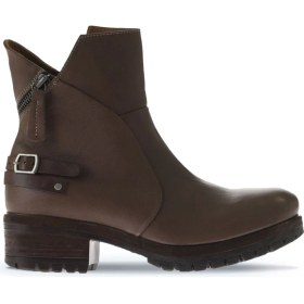 Resim Bueno Shoes Vizon Kahverengi Deri Kadın Topuklu Bot 01WV0901 01WV0901 