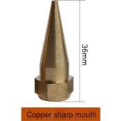 Resim Mingjin Shop 1 Bakır Ağız Stili Patlamaya Dayanıklı Gres Tabancası Düz Başlı Veya Sivri Ağızlı Gres Tabancası Aksesuarları Tereyağı Yağı Ağız Gres Nipeli Tereyağı Tabancası Bağlantı Parçaları (Yurt Dışından) 