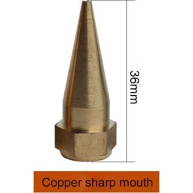 Resim Mingjin Shop 1 Bakır Ağız Stili Patlamaya Dayanıklı Gres Tabancası Düz Başlı Veya Sivri Ağızlı Gres Tabancası Aksesuarları Tereyağı Yağı Ağız Gres Nipeli Tereyağı Tabancası Bağlantı Parçaları (Yurt Dışından) 