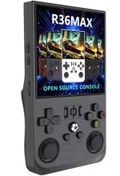 Resim Voground R36max El Retro Oyun Konsolu 4 Inç HD Büyük Ekran Taşınabilir Cep Video Oynatıcı 21.000 oyun çantalı 