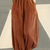 Resim Kadınlar İçin Şık Düz Paça Pantolon - Yan Cepli, İç Göstermeyen Pantolon, Tüm Sezon Günlük & Resmi Kombinler - Kolay Ütülenebilir Şık Kadın Pantolonu 