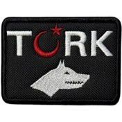 Resim Ex Patch Bozkurt ve Ay Yıldızlı Türk Patch Peç - 8x6 cm 