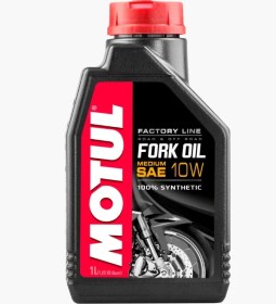 Resim MOTUL FORK OIL FACTORY LINE MEDIUM 10W 1L SENTETİC MOTOSİKLET AMORTİSÖR YAĞI 