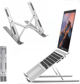Resim OBEV Taşınabilir Laptop Stant Bilgisayar Stant Notebook Stant Tüm Laptoplarla Uyumlu Bilgisayar Standı Taşınabilir Metal Kaymaz Stant Dizüstü Bilgisayar Stantları Stantı 