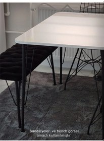 Resim Webdepo Wood Idea 60X110 Beyaz Mutfak Ve Çalışma Masası 