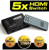 Resim DARK DK-HD-SW4X1 4 PORT HDMI ÇOKLAYICI MATRIX SWITCH UZAKTAN KUMA 
