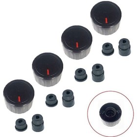 Resim Üniversal Düğme 4lü Takımı Ankastre Set Üstü Ocak Düğmesi -sü0014 