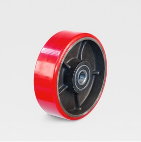 Resim Zet Rulmanlı Döküm Üzeri Poliüretan Kaplama Yedek Transpalet Tekeri 