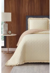 Resim Lisbon Elyaf Dolgulu Tek Kişilik 180x240 Cm Yatak Örtüsü Cappucino Cappucino 