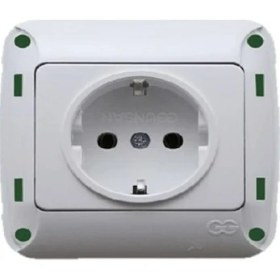 Resim Günsan Sıva Altı Priz Kordonsuz Beyaz 