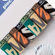 Resim 8 adet Erkek Boxer Şort - Nefes Alabilen Polyester-Spandex Karışımı, Anti-Görünür Mektup Deseni, Makine Yıkanabilir, Rahat Kıyafet İçin Rahat Kıyafet, Günlük İç Giyim | Modern İç Giyim | Pürüzsüz Dokulu 