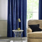 Resim Premier Home Sedef Süet Fon Perde Lacivert 170x270cm 