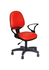 Resim Zentra Kozmo Şef Çalışma Koltuğu Plastik Ayak Kırmızı 