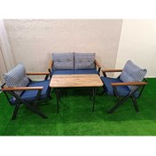 Resim Store Metal Çay Seti Koltuk Takımı 2+1+1+Masa 