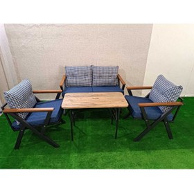 Resim Store Metal Çay Seti Koltuk Takımı 2+1+1+Masa 