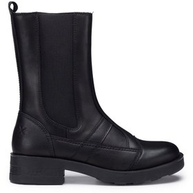 Resim Oxs Kadın / Kız Çizme OXW002900 FRANK 0029 MID W LEATHER Black 