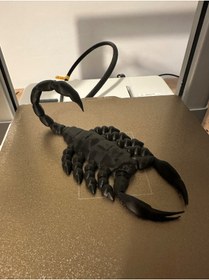 Resim shop 3D Baskı Eklemli Hareketli Akrep Figürü | Gerçekçi 