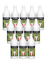 Resim akbel El Temizleme Kremi Pratik Şişe 1 kg 12'li Set 