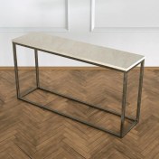 Resim Evka Potrica Dresuar - Eskitme Pirinç Bej Mermer Tabla 
