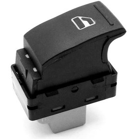 Resim Jeehugo Vw Transporter T5 2005-2009 T6 2009-2014 Cam Açma-kapama Anahtarı Oe:7e0959855 Siyah Plastik Sı-at31073 