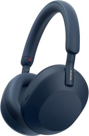 Resim Sony WH 1000XM5 Gürültü Önleyici Kablosuz Kulaklık 30 saat pil ömrü Aşırı kulak stili Alexa ve Google Asistan için optimize edilmiştir, telefon görüşmeleri için dahili mikrofonlu, Gece Mavisi 