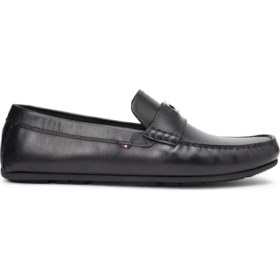 Resim Tommy Hilfiger Siyah Erkek Loafer Hardware Hılfıger Drıver Shoe 